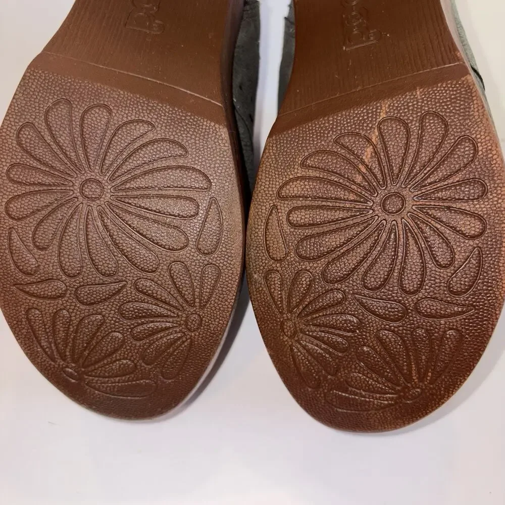 BOC Women's Suede Clog Gray